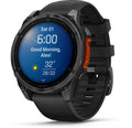 Garmin fēnix 8, 47mm, RVS body, Gorilla Glass, Grijs (Zwart)